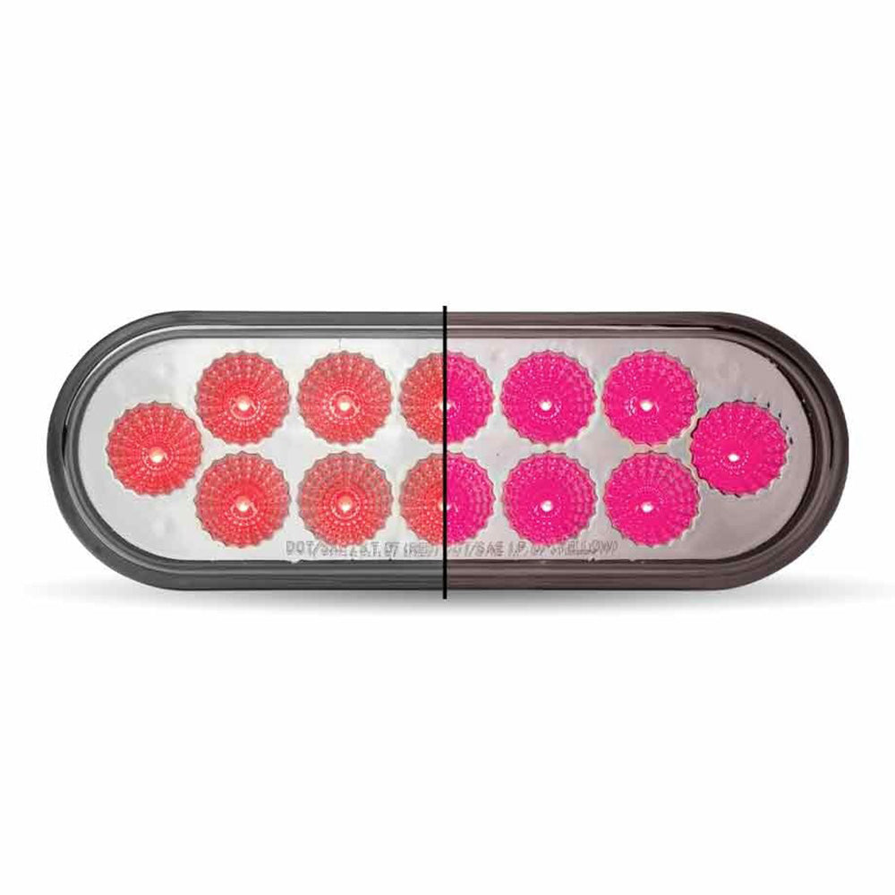 6" Oval 12 LED Dual Revolution Light