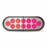 6" Oval 12 LED Dual Revolution Light