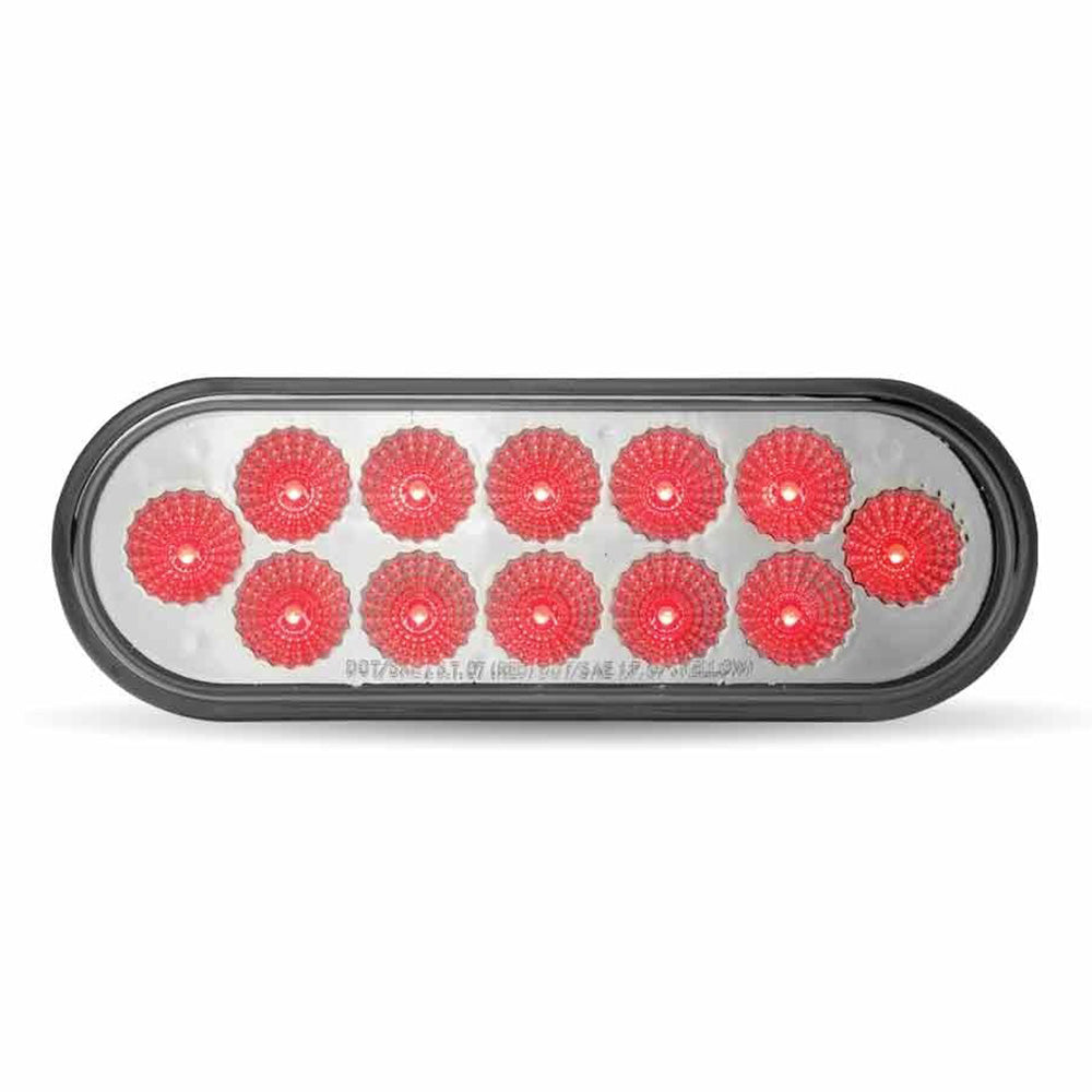 6" Oval 12 LED Dual Revolution Light