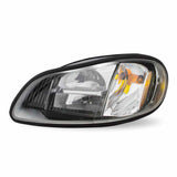 Freightliner M2 2002+ Black LED Reflector Headlight Assembly