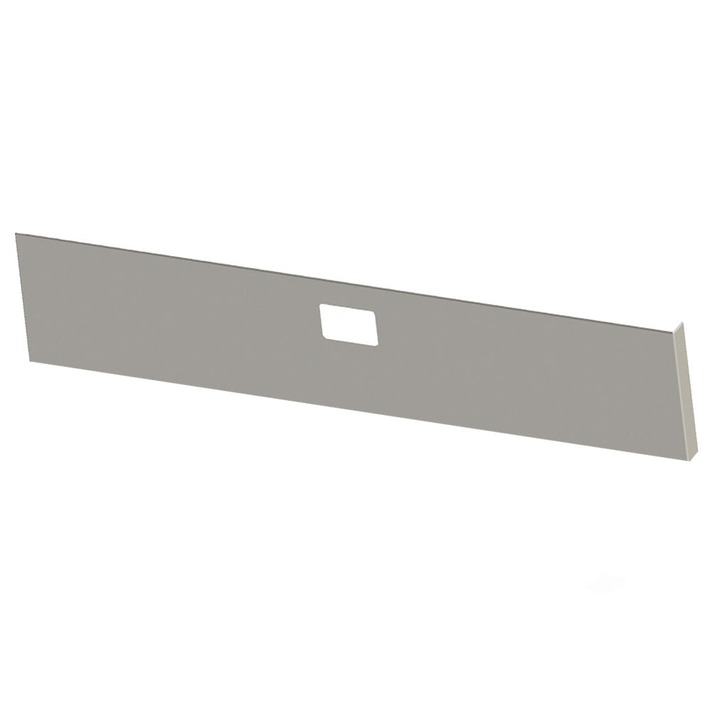 Peterbilt 357, 378, 379 20" Boxed End Chrome Plated Carbon Steel Blind Mount Bumper