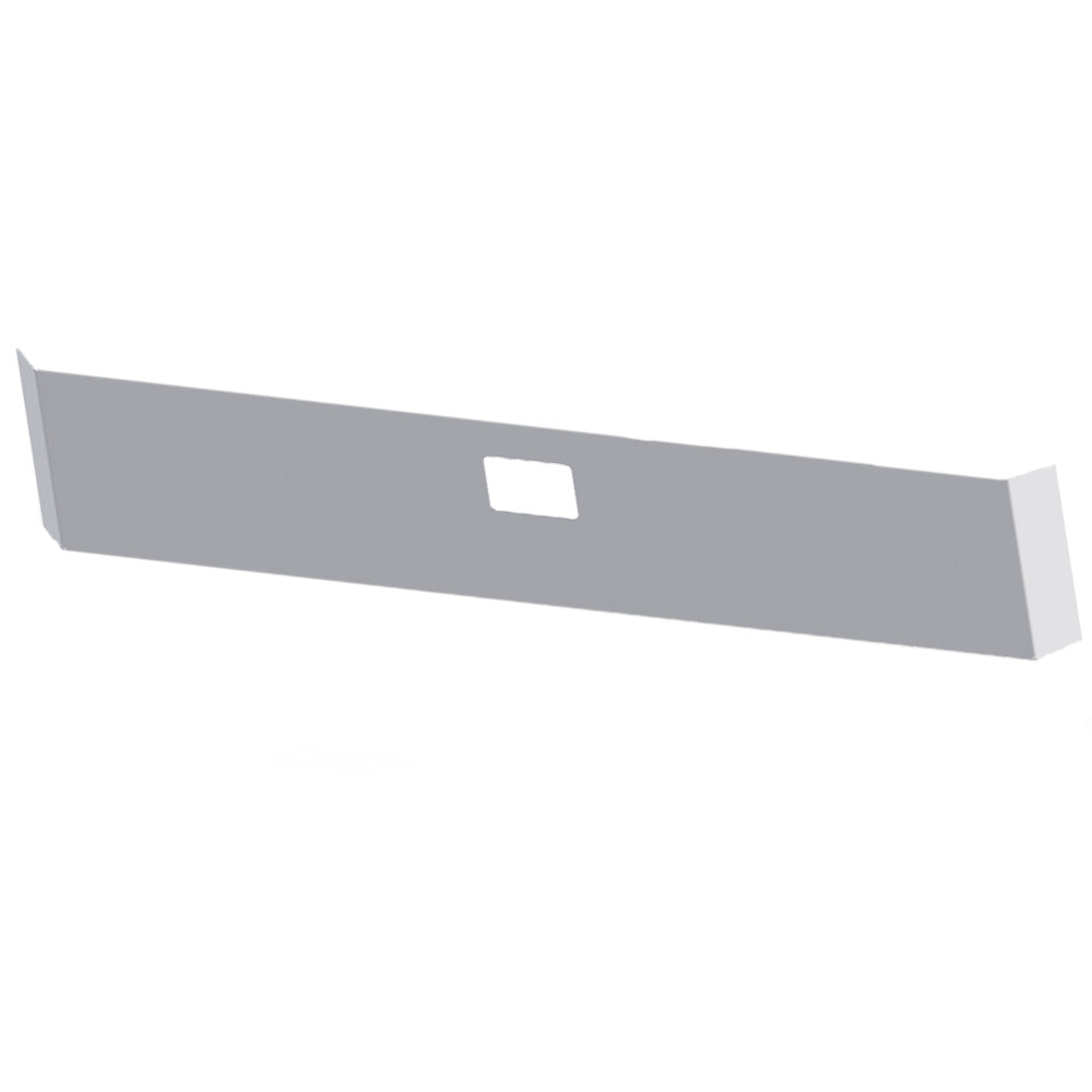 Peterbilt 357, 378, 379 18" Mitered Chrome Plated Blind Mount Bumper with Tow Hole