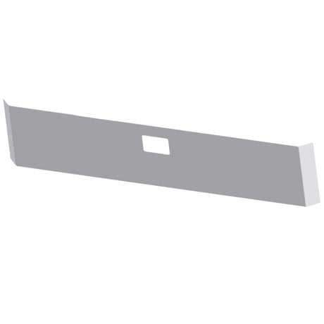 Peterbilt 357, 378, 379 20" mitered chrome plated blind mount bumper with tow hole for semi trucks