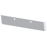 20" Mitered Chrome Plated Blind Mount Bumper with Tow Hole Cutouts for Peterbilt 365, 367, 388, 389, 567 and Kenworth W990