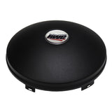 Stealth Black Universal Stainless Steel Front Baby Moon Hubcap with Logo