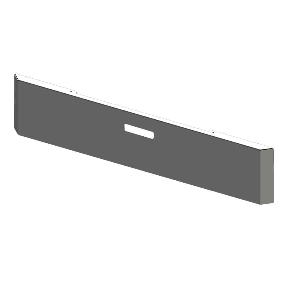 Freightliner Classic 2004 - 2007 18" Chrome Plated Mitered End Blind Mount Bumper with Step Hole