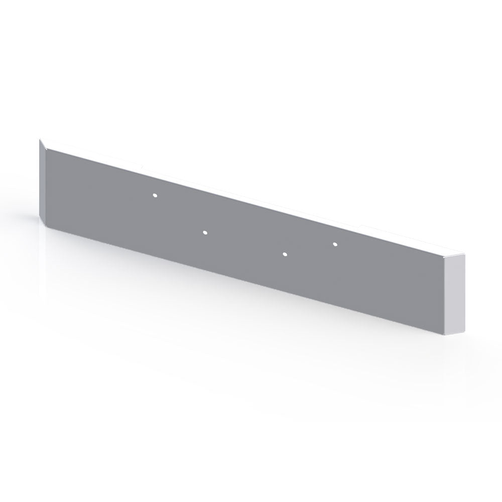 Peterbilt 365, 367, 388, 389, 567, Kenworth W990 18" Mitered End Chrome Plated Carbon Steel Bumper