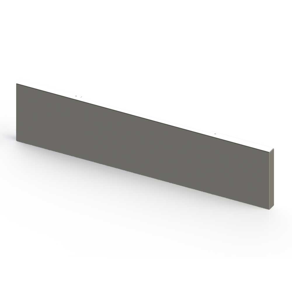22" Universal Chrome Plated Stainless Steel Boxed End Blind Mount Bumper