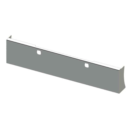 18" Kenworth W900B, W900L American Eagle chrome plated stainless steel blind mount bumper with tow holes