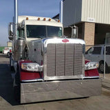 20" Peterbilt 365, 367, 388, 389, 567 & Kenworth W990 Boxed End Chrome Plated Stainless Steel Bumper