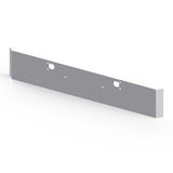 Kenworth W900L, W900B 18" Chrome Stainless Steel Mitered End Bumper with Tow Holes