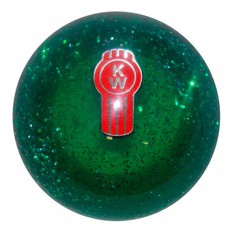 Closer view of glitter Kenworth air brake knob