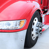 33mm x 3-7/8" Chrome Plastic Bullet Nut Cover - Push On 60 Pack