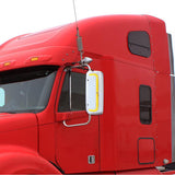 Freightliner Century, Columbia 48 Sequential LED Chrome Mirror Cover