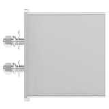 Stainless Steel Rear Light Bars with Six 4" Turbine 16 LED Lights with Visor, 2" Bolt Spacing