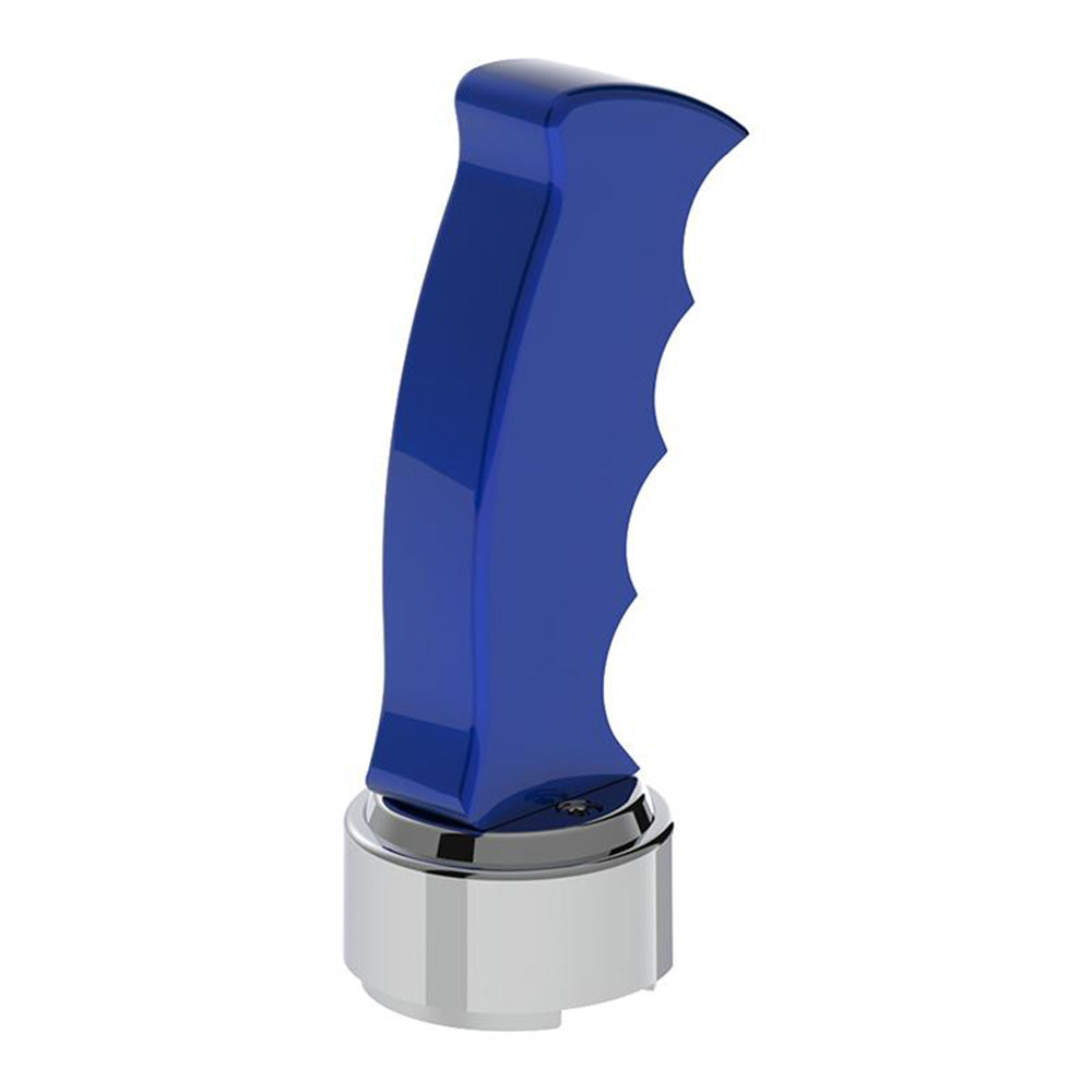 Blue Pistol Grip Gearshift Knob with 9/10 Speed Adapter