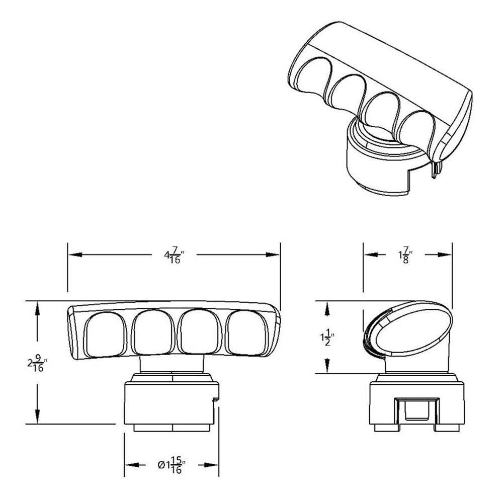 T Shape Gear Knob with 13/15/18 Speed Adapter