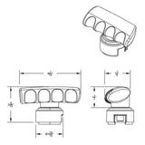 T Shape Gear Knob with 13/15/18 Speed Adapter
