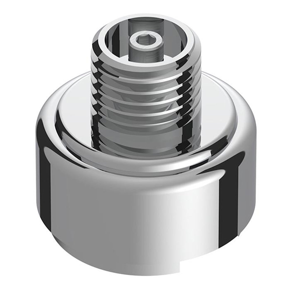 M30X3.5 Thread-On Gearshift Knob Chrome Mounting Adapter For Eaton Fuller Style 9/10 Speed - Vertical