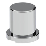 3/4" x 1-1/4" Chrome Plastic Top Hat Nut Covers - Push On 10PK
