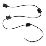 2 Prong Plug Wiring Harness with 6" Lead Between 4 Plugs