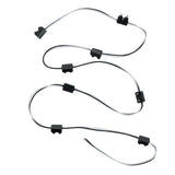 2 Prong Plug Wiring Harness with 6" Lead Between 8 Plugs