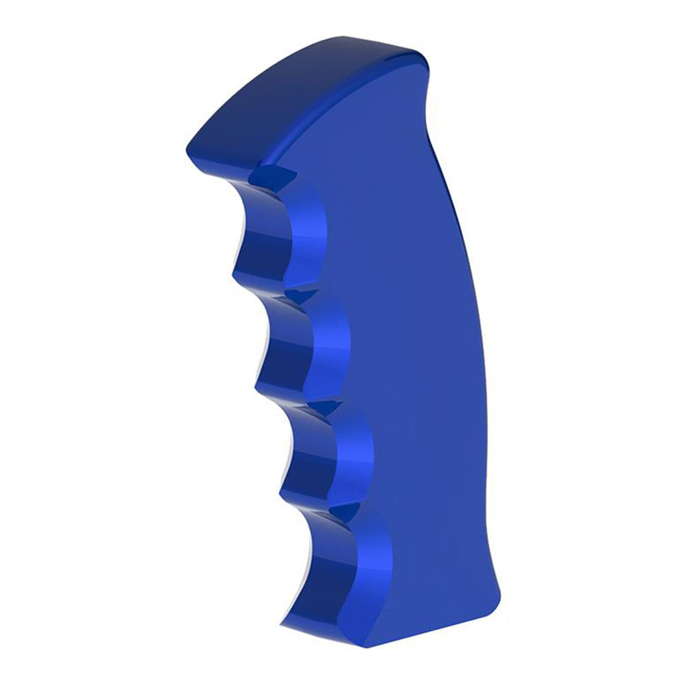 Blue Pistol Grip Gearshift Knob - Thread On