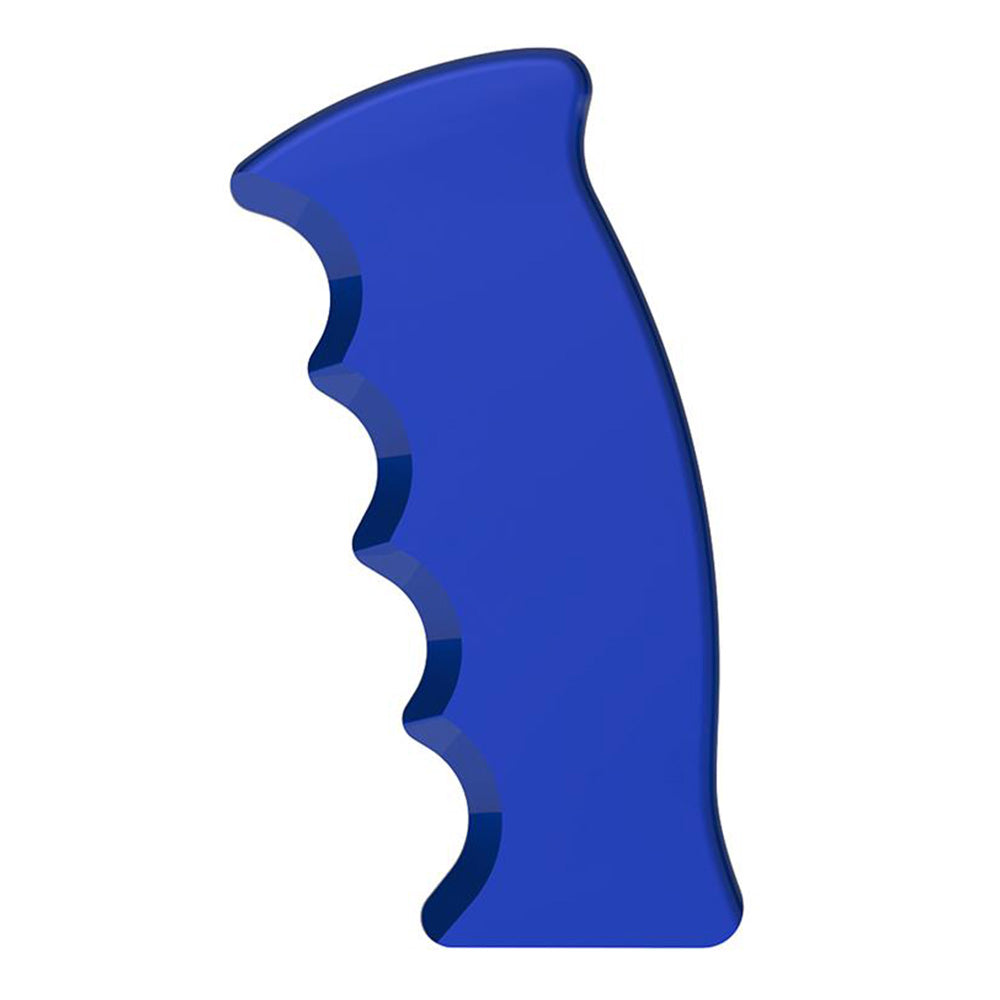 Blue Pistol Grip Gearshift Knob - Thread On