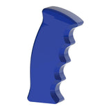 Blue Pistol Grip Gearshift Knob - Thread On