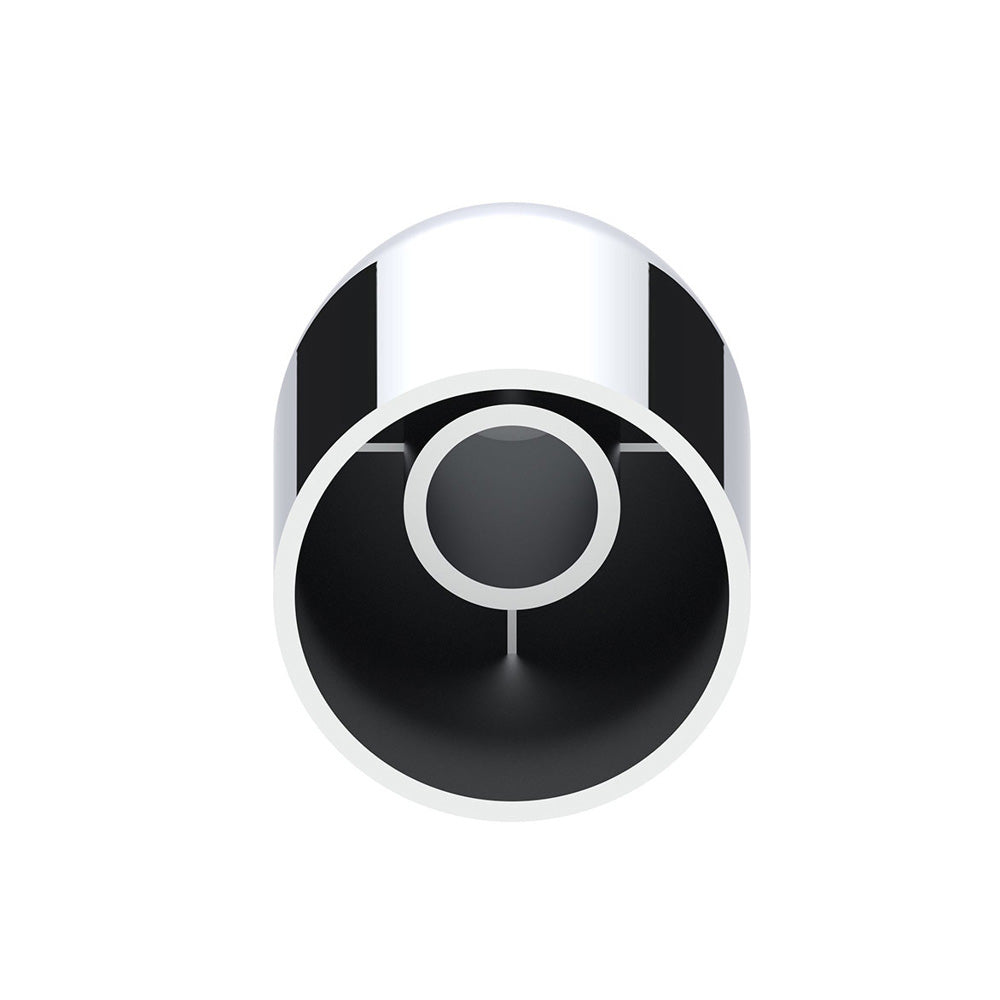 33mm x 3-7/8" Chrome Plastic Bullet Nut Cover - Push On 10 Pack