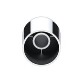 33mm x 3-7/8" Chrome Plastic Bullet Nut Cover - Push On 10 Pack