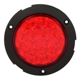 4" 18 LED Flange Mount Tail Light with Chrome Bezel