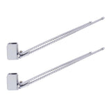 Chrome Curb Feelers with 11-3/4" Flex Wire - 2 Pack