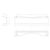 Peterbilt 377, 379, 388, 389 Stainless Steel Rear Frame Cover