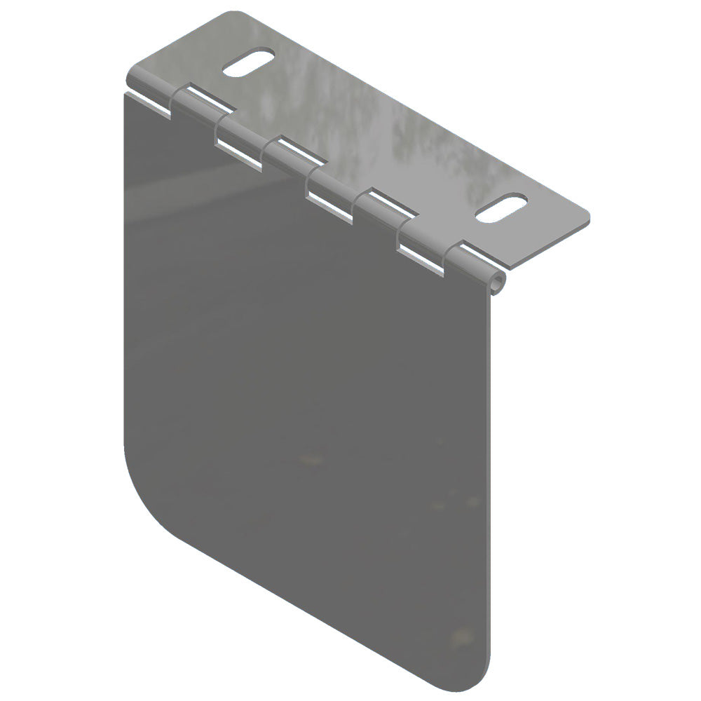 Stainless Steel Hinged 4" X 4" Permit Panel