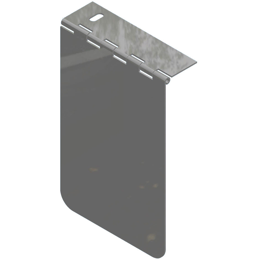 Stainless Steel Hinged 5" X 4" Permit Panel