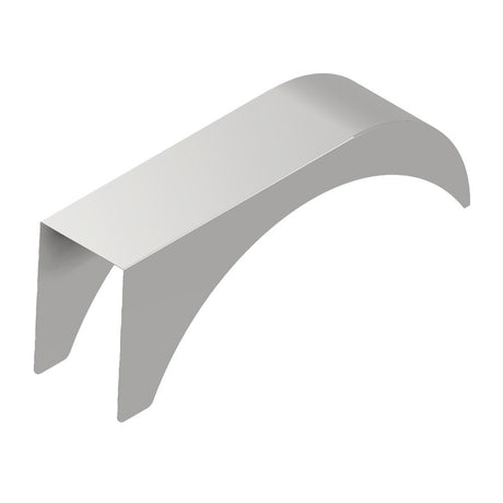Stainless steel Peterbilt full radius saddle cover for semi trucks