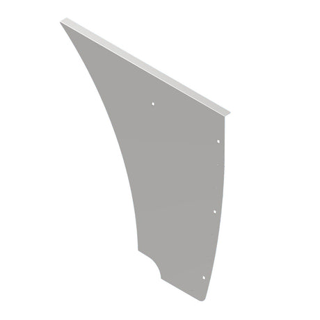 Peterbilt 389 hood extension panels with dimples, close-up