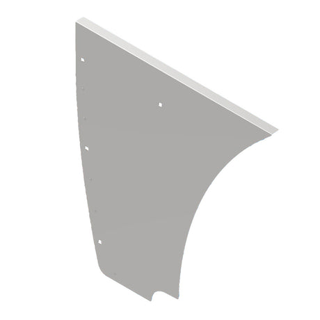 Peterbilt 389 hood extension panels with dimples for semi trucks