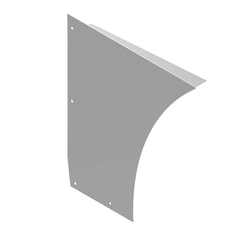 Peterbilt stainless steel hood extension panels for semi trucks