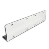 Double Plate Stainless Steel Flanged License Plate Holder