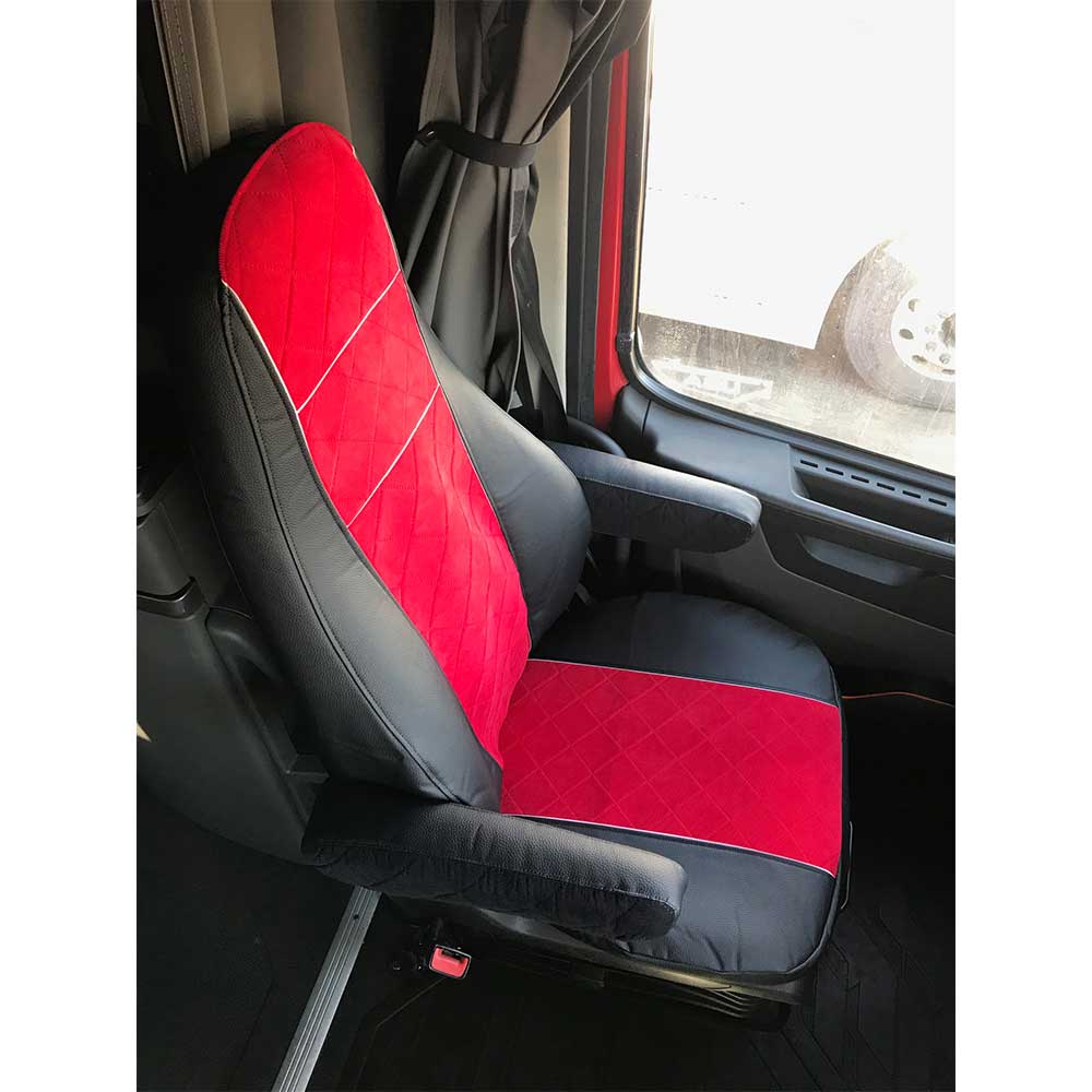 Red Corduroy Seat Cover for Volvo