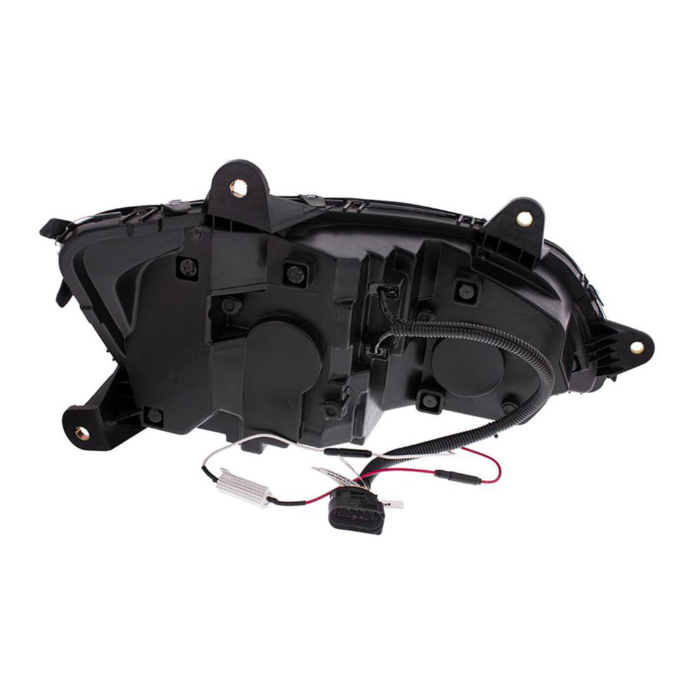 Kenworth T660 2008-2017 Black LED Headlight with Sequential Turn Signal & Position Light Bars