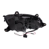 Kenworth T660 2008-2017 Black LED Headlight with Sequential Turn Signal & Position Light Bars