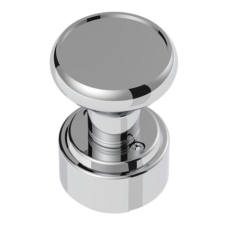 Close-up of chrome gearshift knob with 9/10 speed adapter - thread on