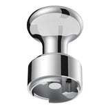 Chrome Gearshift Knob with 9/10 Speed Adapter - Thread On