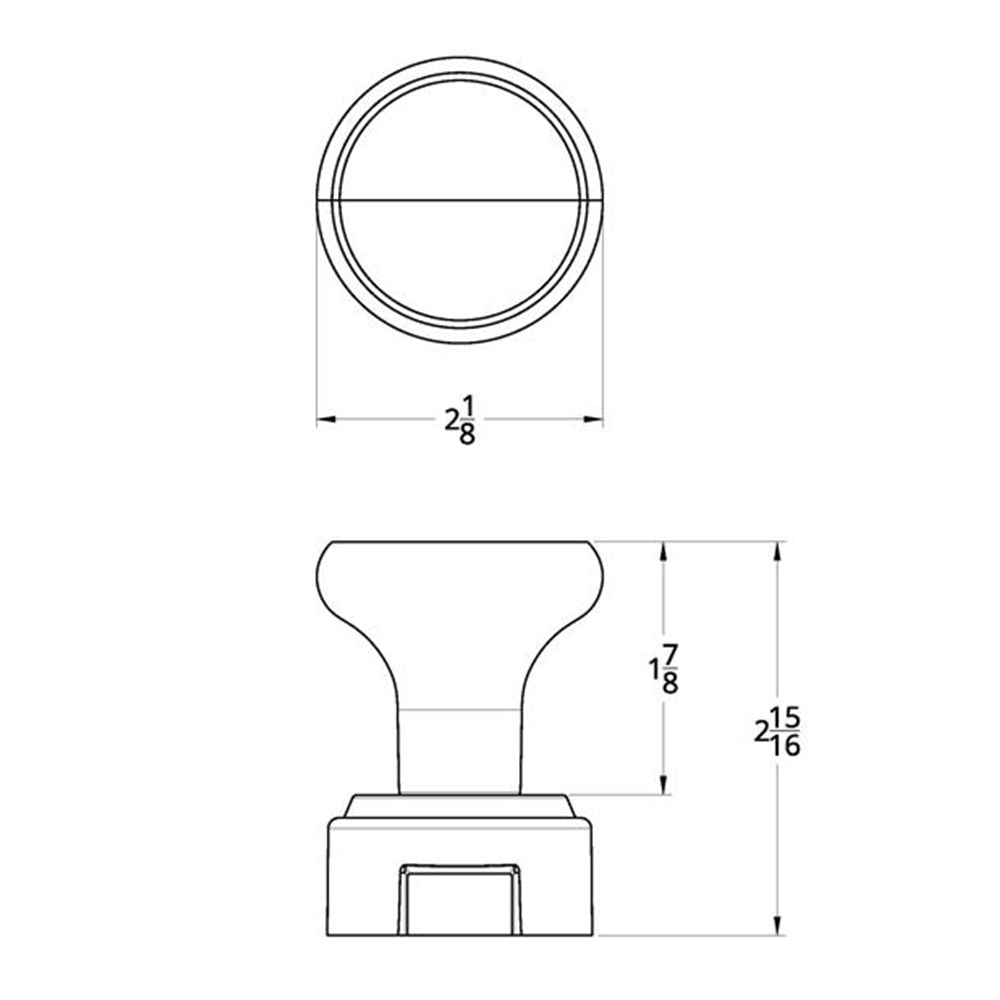 Chrome Gearshift Knob with US Flag Sticker and 13/15/18 Speed Adapter - Thread On