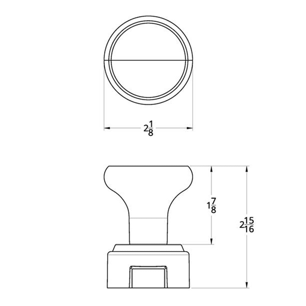 Chrome Gearshift Knob with Texas Flag Sticker and 13/15/18 Speed Adapter - Thread On