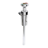 Chrome Gearshift Knob with Mexico Flag Sticker and 13/15/18 Speed Adapter - Thread On
