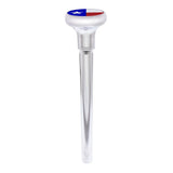 Texas Flag Sticker on Chrome Gearshift Knob - 1/2"-13 Thread-On